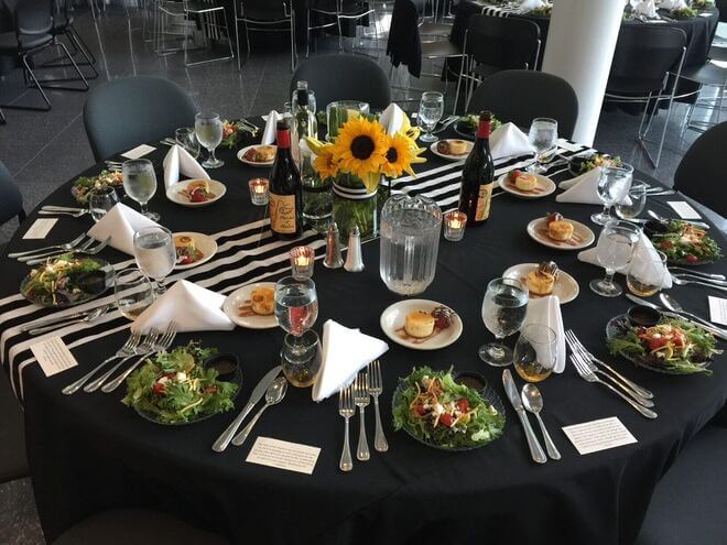 Summerland Catering plated dinner service